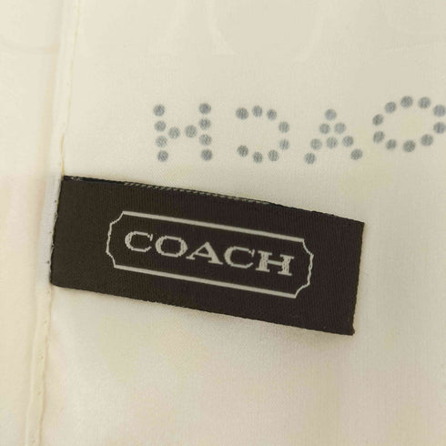 コーチ COACH ラインストーンロゴ シグネチャー 大判ストール レディース