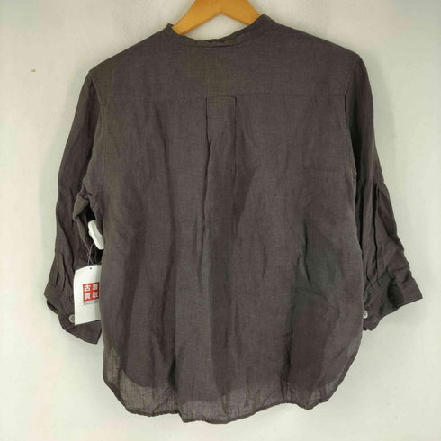 マーガレットハウエル MARGARET HOWELL 七分袖 FINE LINENシャツ レディース I