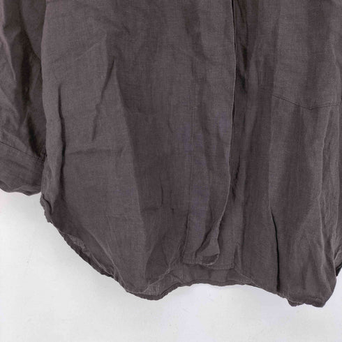マーガレットハウエル MARGARET HOWELL 七分袖 FINE LINENシャツ レディース I