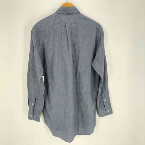 ラルフローレン RALPH LAUREN 90S YARMOUTH 千鳥格子 スモールポニー刺繍 L/S B.D シャツ メンズ 15