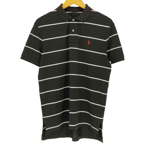 ポロラルフローレン POLO RALPH LAUREN PERFORMANCE ストライプ スモールポニー刺繍 S/S ポロシャツ メンズ