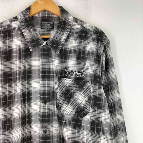 クライミー THE CRIMIE オンブレ チェック ネルシャツ メンズ JPN:XL