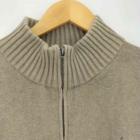 ポロバイラルフローレン Polo by RALPH LAUREN 90s-00s ポニー刺繍 ハーフジップ コットンニットセーター メンズ import:XL