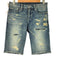 エーケイエム AKM ダメージ加工 デニム ショーツ DAMAGED 5 POCKET SHORTS メンズ JPN:M