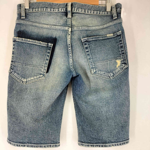 エーケイエム AKM ダメージ加工 デニム ショーツ DAMAGED 5 POCKET SHORTS メンズ JPN:M