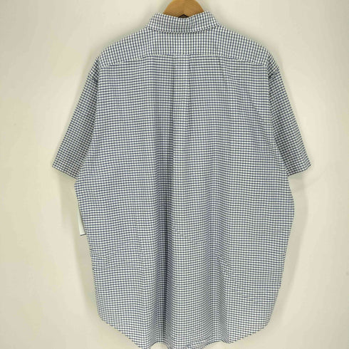 ラルフローレン RALPH LAUREN 90S CLASSIC FIT グラフチェック スモールポニー刺繍 S/S B.D シャツ メンズ import:XL