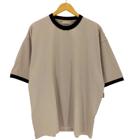 ビューティーアンドユースユナイテッドアローズ BEAUTY & YOUTH UNITED ARROWS ミジンボーダー リンガー Tシャツ メンズ JPN:XL