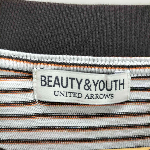 ビューティーアンドユースユナイテッドアローズ BEAUTY & YOUTH UNITED ARROWS ミジンボーダー リンガー Tシャツ メンズ JPN:XL