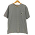 ポーラースケートカンパニー POLAR SKATE CO. 刺繍ロゴ マルチボーダー S/S 半袖 Tシャツ メンズ XL
