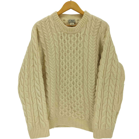 エルエルビーン L.L.Bean アイルランド製 フィッシャーマンセーター メンズ M
