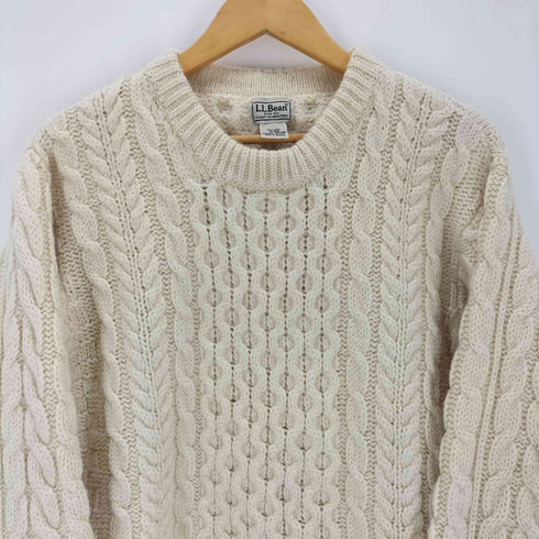 エルエルビーン L.L.Bean アイルランド製 フィッシャーマンセーター メンズ M