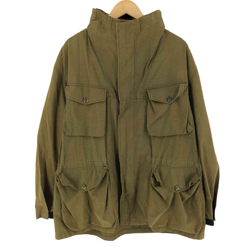 レフトハンドバイマッシモオスティ Left Hand by Massimo Osti 90S ロゴ 袖プリント 4ポケット スモックジャケット メンズ 50