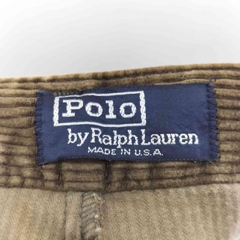 ポロバイラルフローレン Polo by RALPH LAUREN USA製 2タック コーデュロイパンツ メンズ 33X34