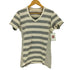 ウノピュウノウグァーレトレ 1PIU1UGUALE3 3d v-neck delave jersey plain ボーダーTシャツ メンズ JPN:4