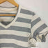 ウノピュウノウグァーレトレ 1PIU1UGUALE3 3d v-neck delave jersey plain ボーダーTシャツ メンズ JPN:4