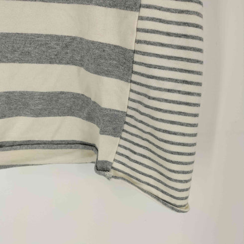 ウノピュウノウグァーレトレ 1PIU1UGUALE3 3d v-neck delave jersey plain ボーダーTシャツ メンズ JPN:4
