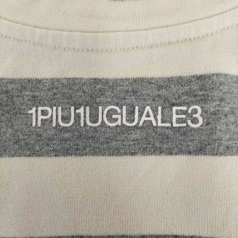 ウノピュウノウグァーレトレ 1PIU1UGUALE3 3d v-neck delave jersey plain ボーダーTシャツ メンズ JPN:4
