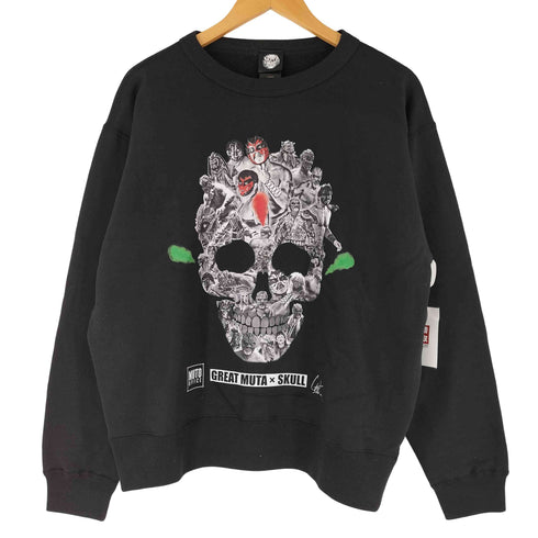 GREAT MUTA × SKULL スカルプリント スウェットプルオーバー メンズ JPN:L