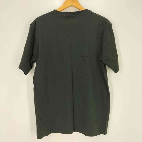 袖裾シングル ロックバンド 血まみれの安息日 クルーネックTシャツ メンズ