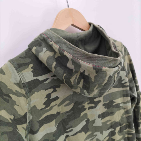 ハーレーダビッドソン HARLEY-DAVIDSON Camo Reversible Zip-Up Hoodie カモフラ リバーシブル ジップアップパーカー Y2K メンズ import:S