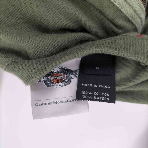 ハーレーダビッドソン HARLEY-DAVIDSON Camo Reversible Zip-Up Hoodie カモフラ リバーシブル ジップアップパーカー Y2K メンズ import:S
