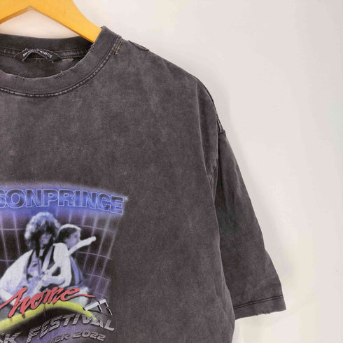 エムピーストゥディオス M.P Studios MASONPRINCE ヴィンテージ加工 MPオリジナルプリント バンドTシャツ ユニセックス メンズ JPN:3