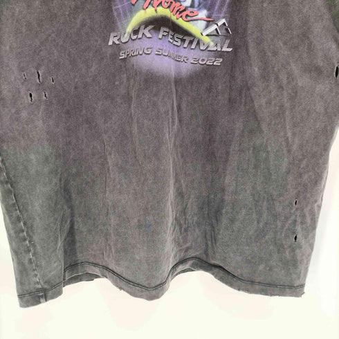 エムピーストゥディオス M.P Studios MASONPRINCE ヴィンテージ加工 MPオリジナルプリント バンドTシャツ ユニセックス メンズ JPN:3