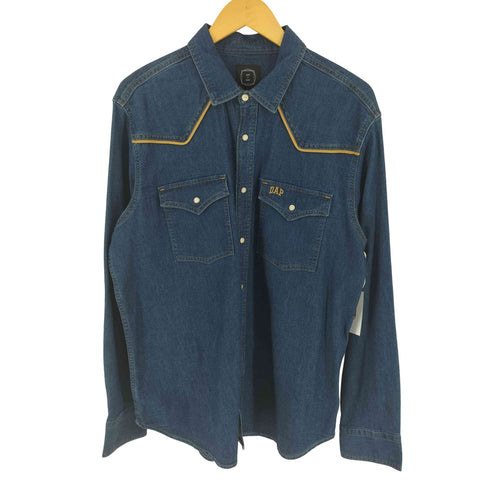 ギャップ Gap アーティスト コラボ ウエスタン デニムシャツ メンズ L