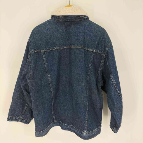 カルバンクライン CALVIN KLEIN SPORT BLUE JEANS ライナー付き 襟ボア デニムジャケット メンズ LL