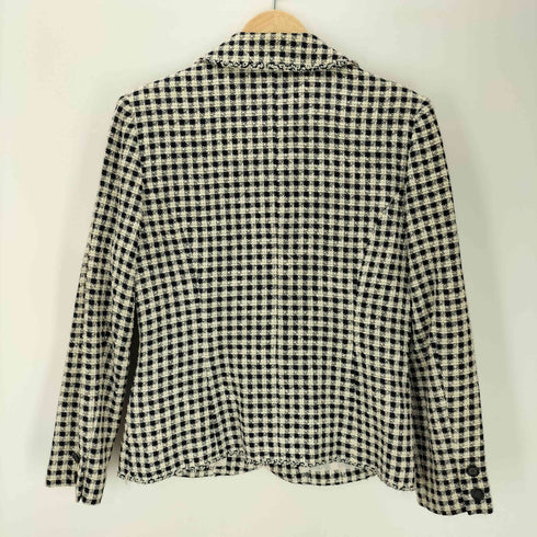 ハナエモリ HANAE MORI 混紡生地 ツイード ジャケット スカート セットアップ レディース 11A3