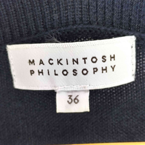 マッキントッシュフィロソフィー MACKINTOSH PHILOSOPHY 異素材ドッキングワンピース レディース JPN:36