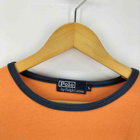 ポロバイラルフローレン Polo by RALPH LAUREN 裾ポニー リンガーTシャツ メンズ JPN:L