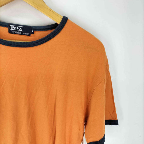 ポロバイラルフローレン Polo by RALPH LAUREN 裾ポニー リンガーTシャツ メンズ JPN:L