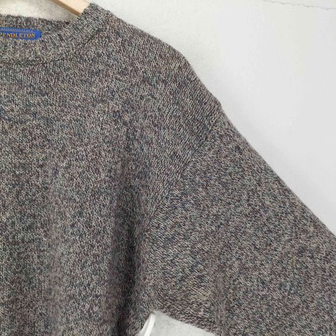 ペンドルトン PENDLETON シェットランドウール クルーネック ニットセーター メンズ S