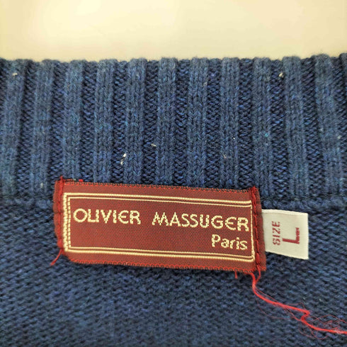 OLIVER MASSUGER エンブレム コットンカーディガン メンズ JPN:L