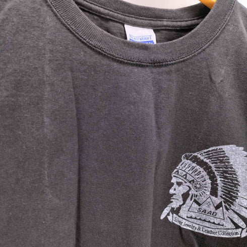 ユナイテッドアスレ UNITED ATHLE フェザープリント クルーネックTシャツ メンズ JPN:S