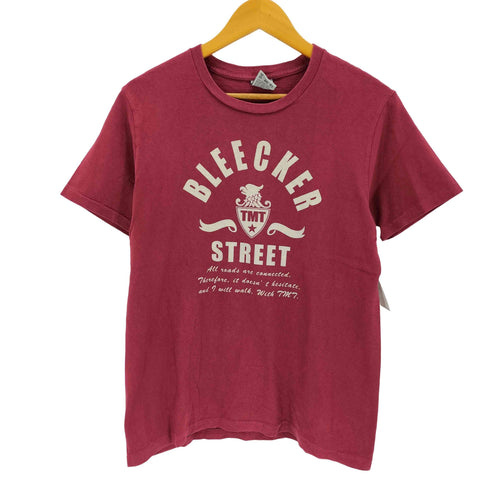 ティーエムティー T.M.T 袖裾シングル フロントプリントクルーネックTシャツ メンズ JPN:L
