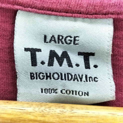 ティーエムティー T.M.T 袖裾シングル フロントプリントクルーネックTシャツ メンズ JPN:L