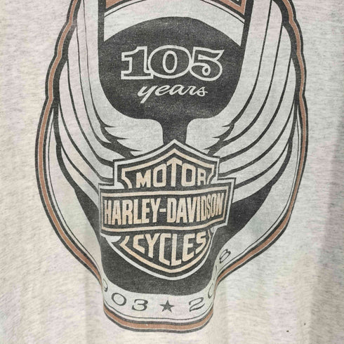 ハーレーダビッドソン HARLEY-DAVIDSON 両面プリント 105YEARS S/S Tシャツ メンズ