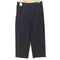コムデギャルソンオム COMME des GARCONS HOMME 24AW AD2024 Wide Leg Pants 後染め コットン ワイドレッグ ブラック チノ トラウザー パンツ メンズ JPN:M