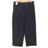 コムデギャルソンオム COMME des GARCONS HOMME 24AW AD2024 Wide Leg Pants 後染め コットン ワイドレッグ ブラック チノ トラウザー パンツ メンズ JPN:M
