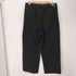 コムデギャルソンオム COMME des GARCONS HOMME 24AW AD2024 Wide Leg Pants 後染め コットン ワイドレッグ ブラック チノ トラウザー パンツ メンズ JPN:M