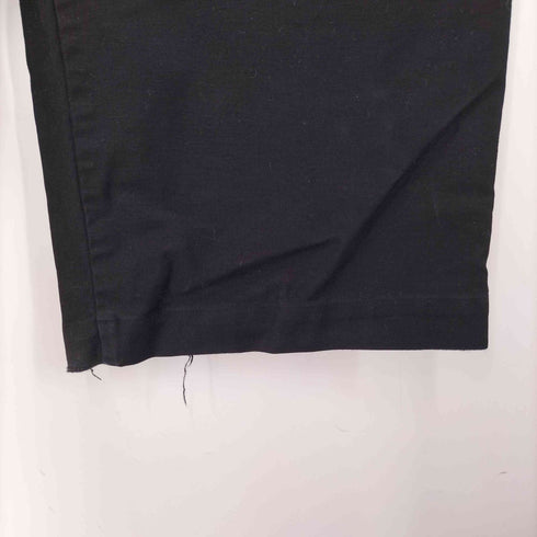 コムデギャルソンオム COMME des GARCONS HOMME 24AW AD2024 Wide Leg Pants 後染め コットン ワイドレッグ ブラック チノ トラウザー パンツ メンズ JPN:M