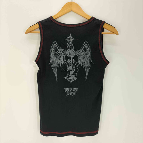 ブラックピースナウ BLACK PEACE NOW バック クロス ジーザス プリント タンクトップ Y2K レディース JPN:M