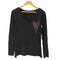 ハーレーダビッドソン HARLEY-DAVIDSON 00S OLD トライバル プリント L/S ヘンリーネック カットソー Y2K メンズ import:M