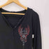 ハーレーダビッドソン HARLEY-DAVIDSON 00S OLD トライバル プリント L/S ヘンリーネック カットソー Y2K メンズ import:M