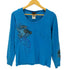 ハーレーダビッドソン HARLEY-DAVIDSON USA製 バラ ローズ 両面 プリント L/S カットソー Y2K レディース import:M