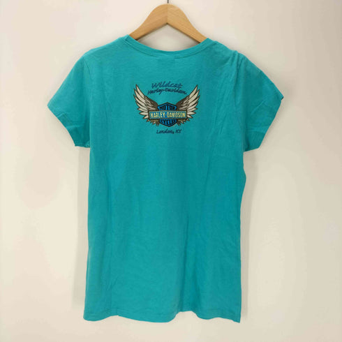 ハーレーダビッドソン HARLEY-DAVIDSON 鷹 ホーク 両面 プリント S/S Tシャツ ピチT Y2K メンズ import:XL