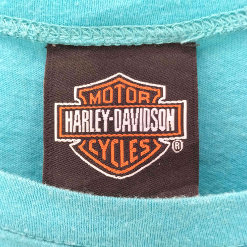 ハーレーダビッドソン HARLEY-DAVIDSON 鷹 ホーク 両面 プリント S/S Tシャツ ピチT Y2K メンズ import:XL
