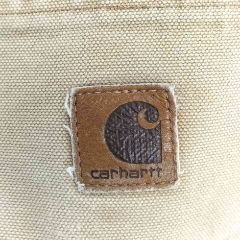 カーハート Carhartt WASHED-DUCK DOUBLE-FRONT WORK DUNGAREE ダック地 ダブルニーパンツ メンズ 36x30